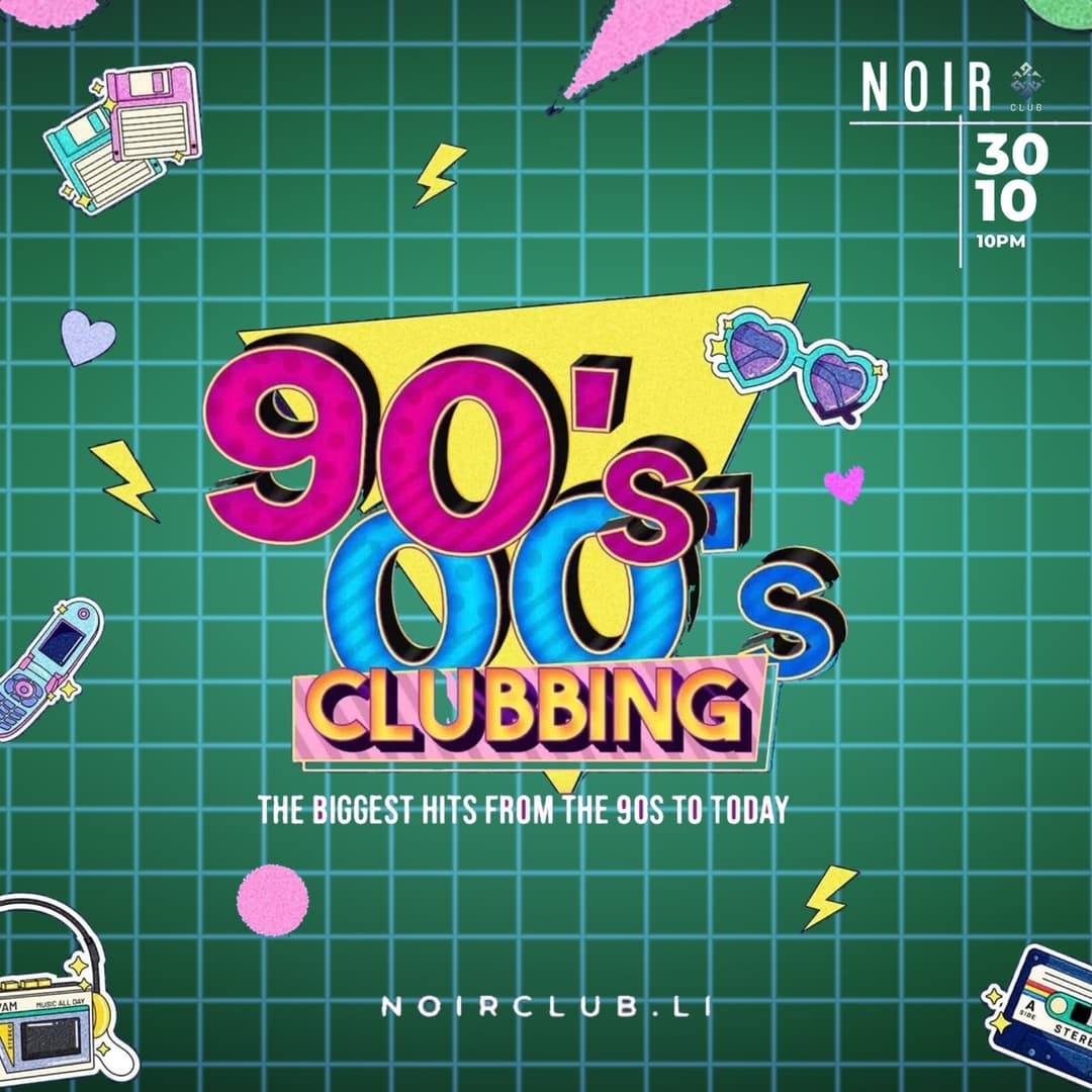 Flyer: 90s & 00s Clubbing